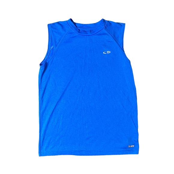 Champion‎ Dri fit Boys Blue Athletic Sleeveless Crew-neck Size Medium 8-10 - Picture 1 of 6
